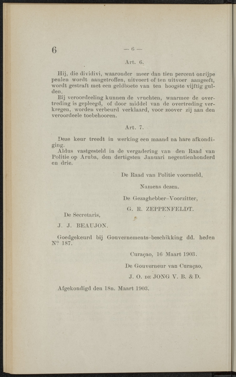 Publicatieblad van Curaçao en onderhoorigheden, behelzende de publicatien, notificatien, reglementen ... voor die bezittingen uitgevaardigd in de jaren .. - 