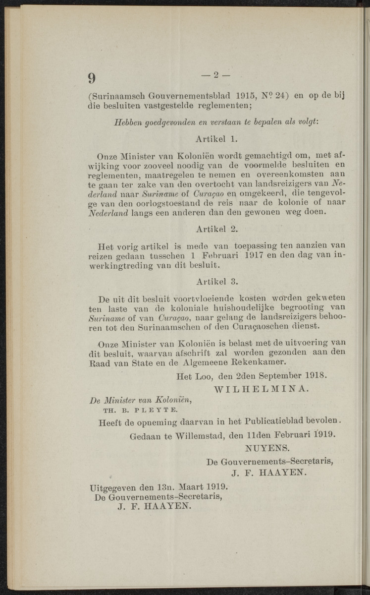 Publicatieblad van Curaçao en onderhoorigheden, behelzende de publicatien, notificatien, reglementen ... voor die bezittingen uitgevaardigd in de jaren .. - 