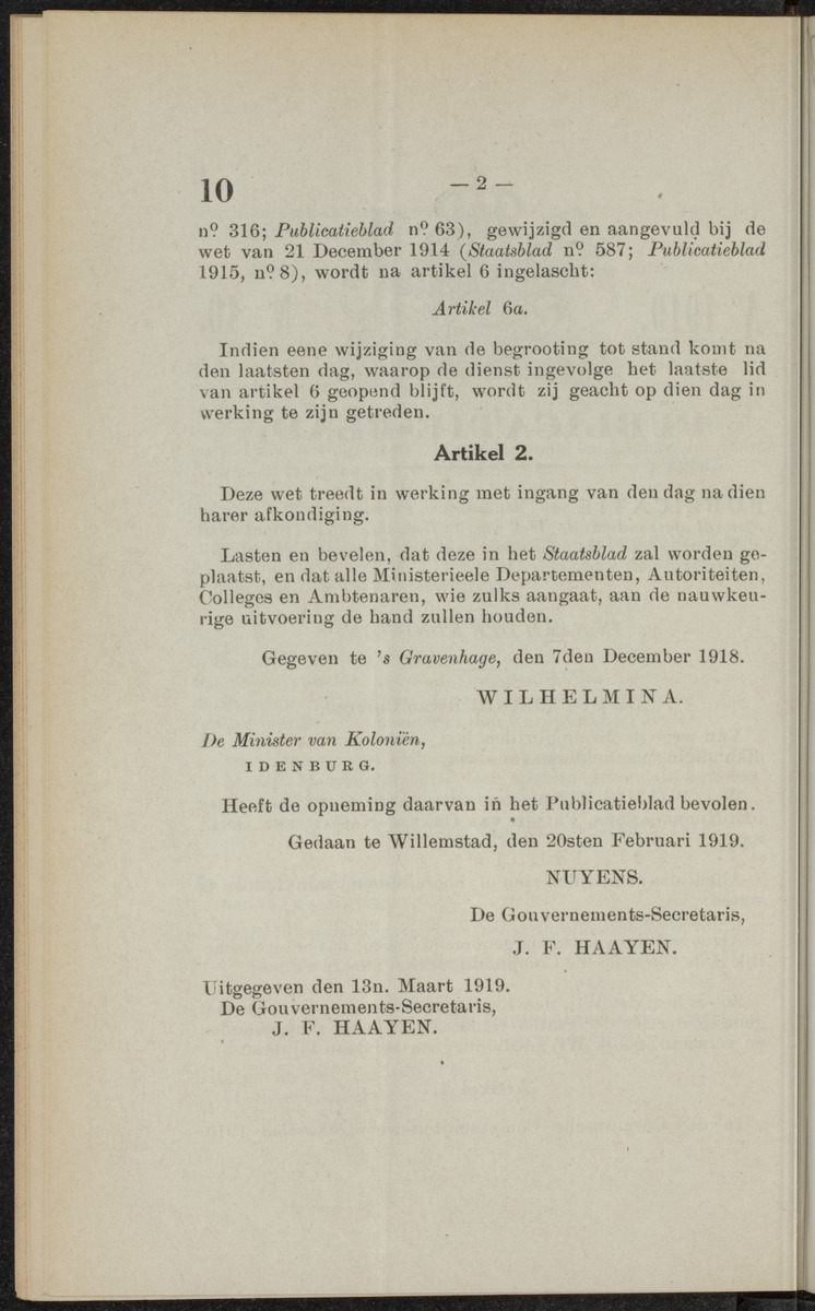 Publicatieblad van Curaçao en onderhoorigheden, behelzende de publicatien, notificatien, reglementen ... voor die bezittingen uitgevaardigd in de jaren .. - 