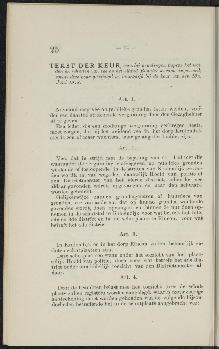 Publicatieblad van Curaçao en onderhoorigheden, behelzende de publicatien, notificatien, reglementen ... voor die bezittingen uitgevaardigd in de jaren .. - 