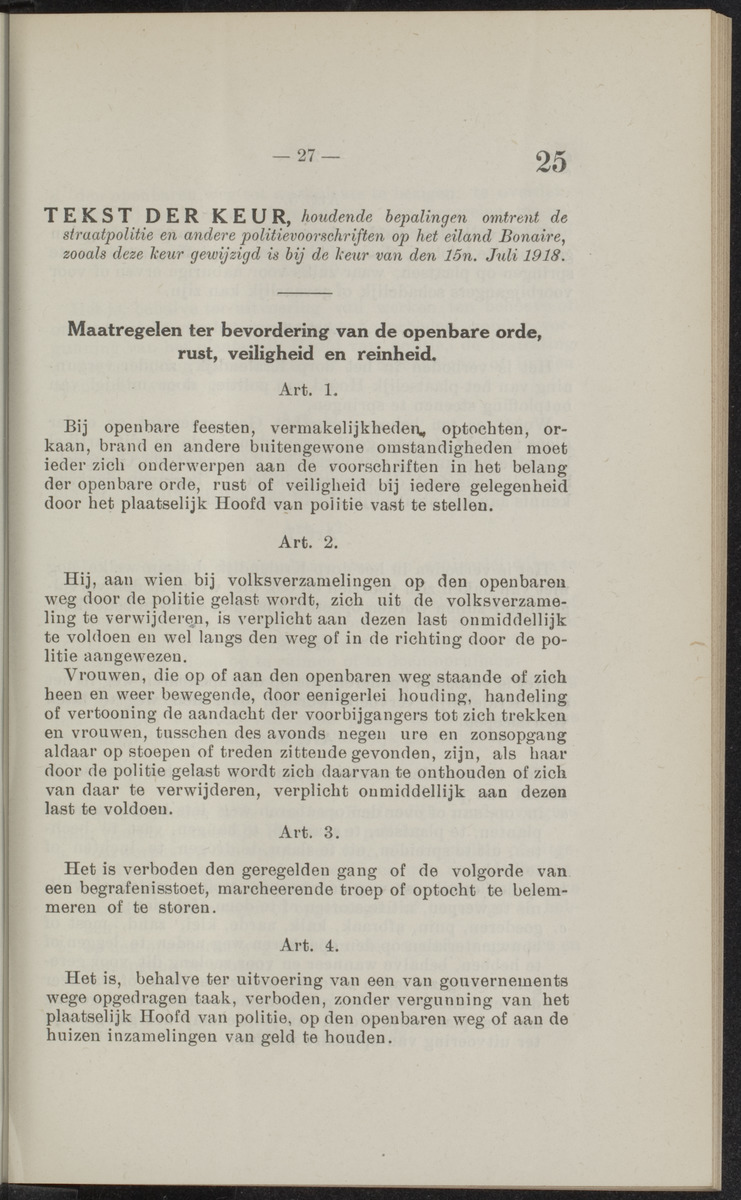 Publicatieblad van Curaçao en onderhoorigheden, behelzende de publicatien, notificatien, reglementen ... voor die bezittingen uitgevaardigd in de jaren .. - 