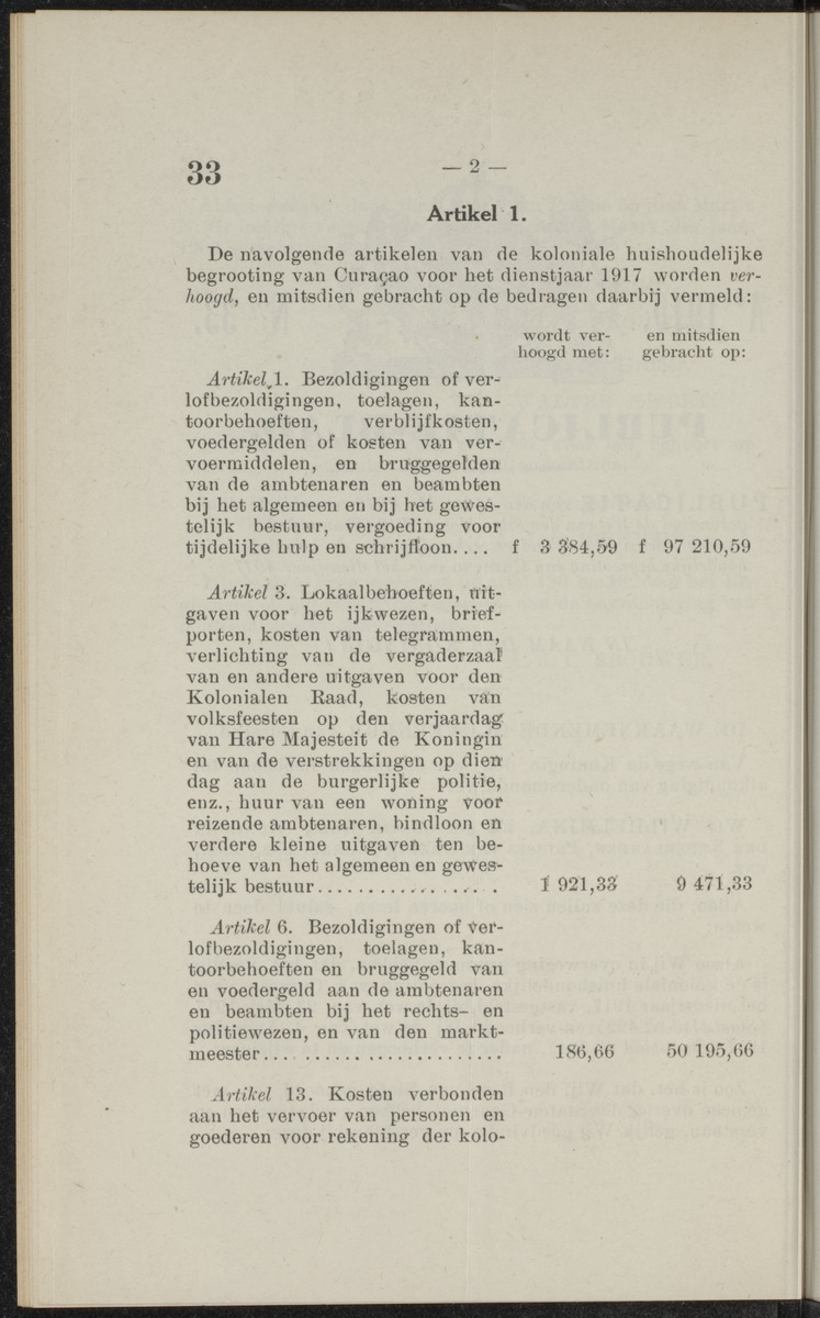 Publicatieblad van Curaçao en onderhoorigheden, behelzende de publicatien, notificatien, reglementen ... voor die bezittingen uitgevaardigd in de jaren .. - 