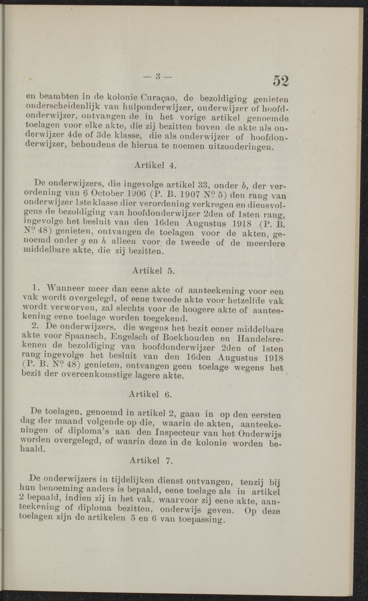 Publicatieblad van Curaçao en onderhoorigheden, behelzende de publicatien, notificatien, reglementen ... voor die bezittingen uitgevaardigd in de jaren .. - 