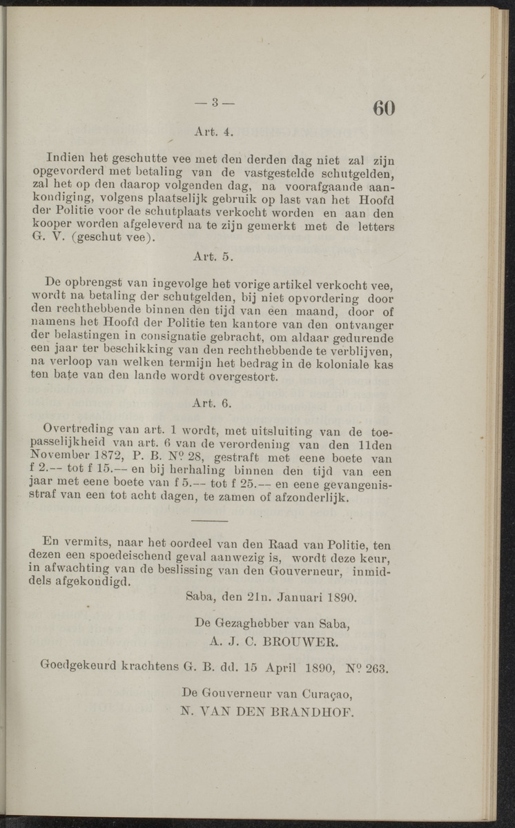 Publicatieblad van Curaçao en onderhoorigheden, behelzende de publicatien, notificatien, reglementen ... voor die bezittingen uitgevaardigd in de jaren .. - 