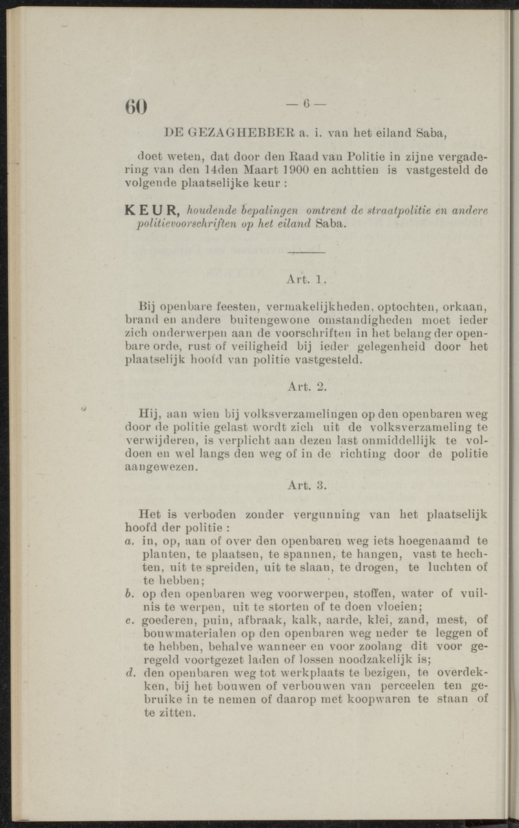 Publicatieblad van Curaçao en onderhoorigheden, behelzende de publicatien, notificatien, reglementen ... voor die bezittingen uitgevaardigd in de jaren .. - 