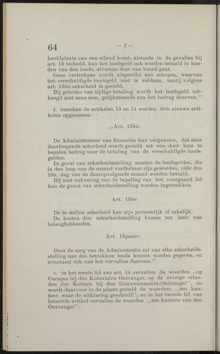 Publicatieblad van Curaçao en onderhoorigheden, behelzende de publicatien, notificatien, reglementen ... voor die bezittingen uitgevaardigd in de jaren .. - 