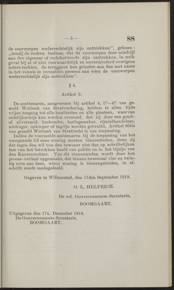 Publicatieblad van Curaçao en onderhoorigheden, behelzende de publicatien, notificatien, reglementen ... voor die bezittingen uitgevaardigd in de jaren .. - 