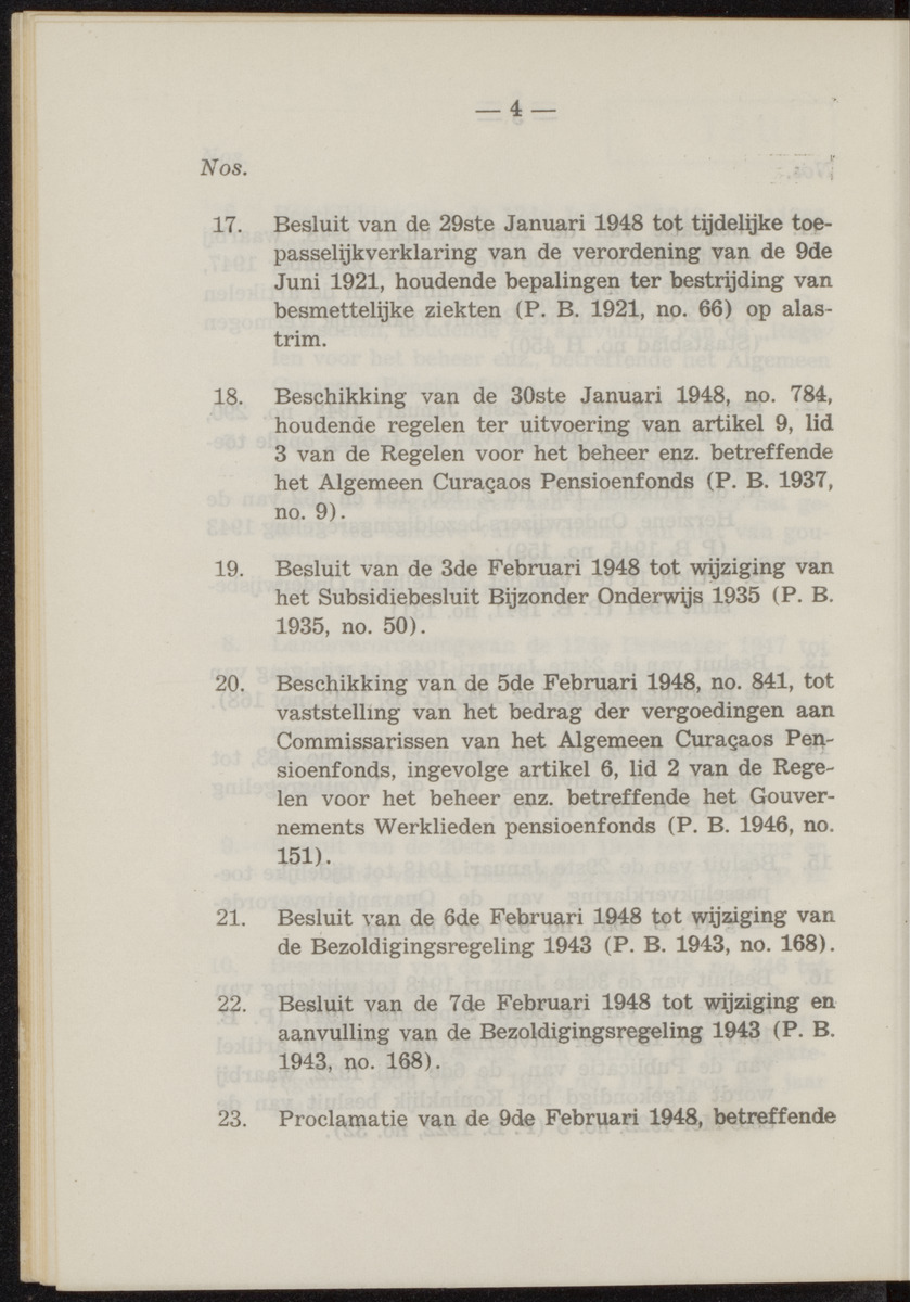 Publicatieblad van Curaçao en onderhoorigheden, behelzende de publicatien, notificatien, reglementen ... voor die bezittingen uitgevaardigd in de jaren .. - 