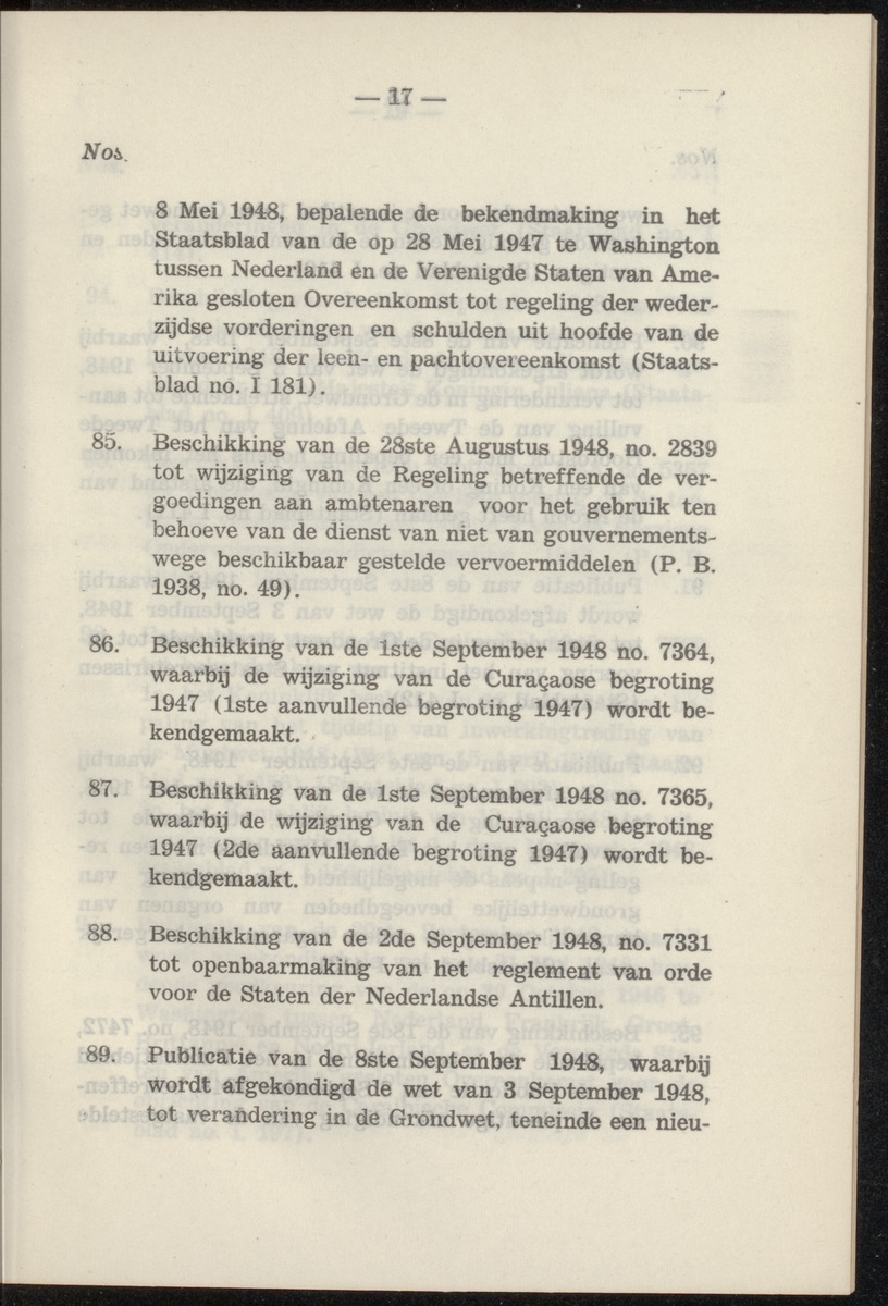 Publicatieblad van Curaçao en onderhoorigheden, behelzende de publicatien, notificatien, reglementen ... voor die bezittingen uitgevaardigd in de jaren .. - 