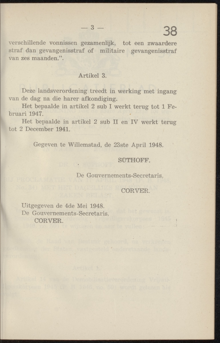 Publicatieblad van Curaçao en onderhoorigheden, behelzende de publicatien, notificatien, reglementen ... voor die bezittingen uitgevaardigd in de jaren .. - 