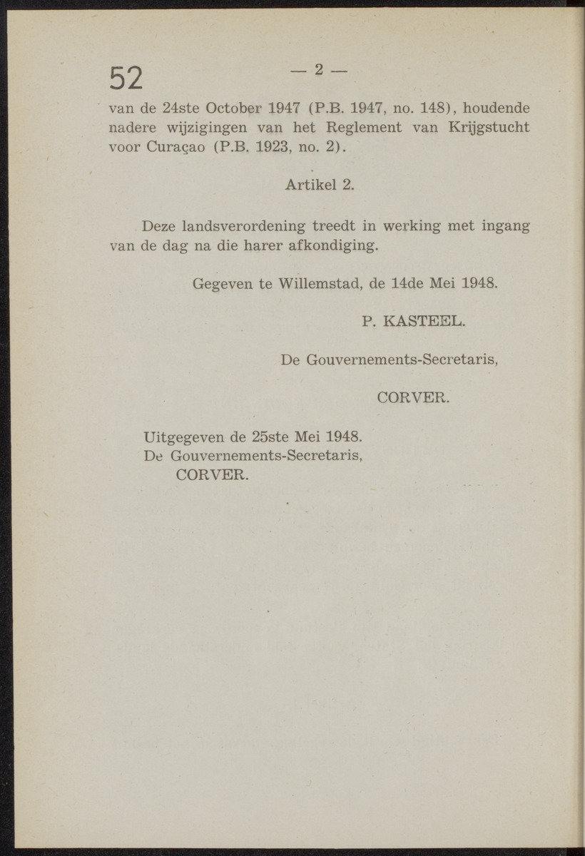 Publicatieblad van Curaçao en onderhoorigheden, behelzende de publicatien, notificatien, reglementen ... voor die bezittingen uitgevaardigd in de jaren .. - 