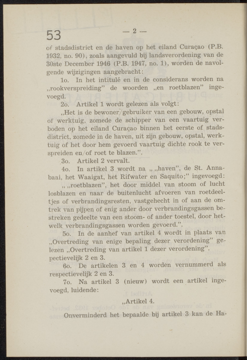 Publicatieblad van Curaçao en onderhoorigheden, behelzende de publicatien, notificatien, reglementen ... voor die bezittingen uitgevaardigd in de jaren .. - 