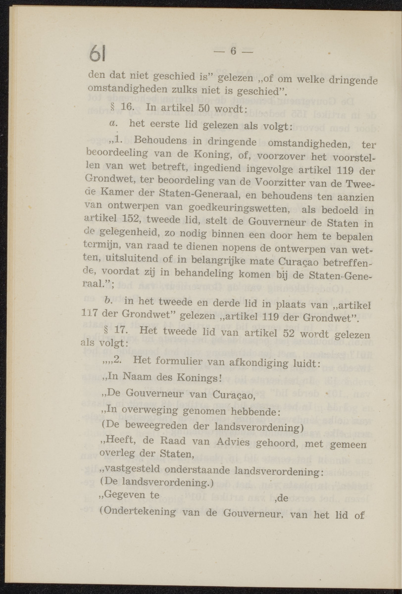 Publicatieblad van Curaçao en onderhoorigheden, behelzende de publicatien, notificatien, reglementen ... voor die bezittingen uitgevaardigd in de jaren .. - 