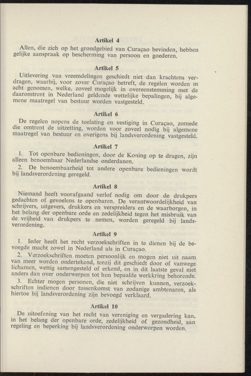 Publicatieblad van Curaçao en onderhoorigheden, behelzende de publicatien, notificatien, reglementen ... voor die bezittingen uitgevaardigd in de jaren .. - 