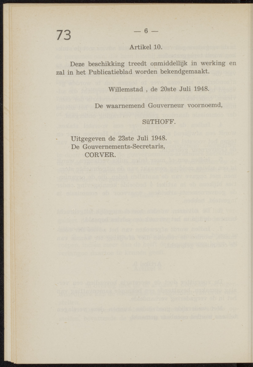 Publicatieblad van Curaçao en onderhoorigheden, behelzende de publicatien, notificatien, reglementen ... voor die bezittingen uitgevaardigd in de jaren .. - 