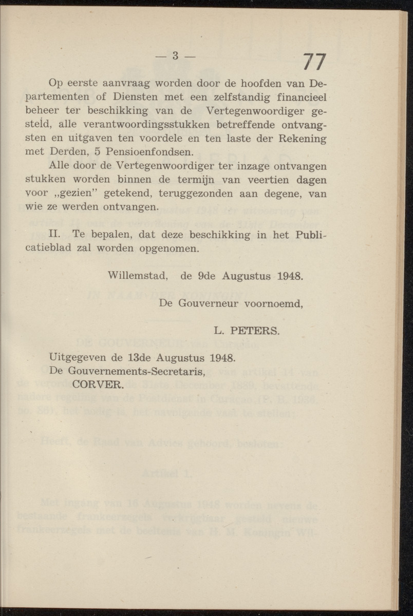 Publicatieblad van Curaçao en onderhoorigheden, behelzende de publicatien, notificatien, reglementen ... voor die bezittingen uitgevaardigd in de jaren .. - 