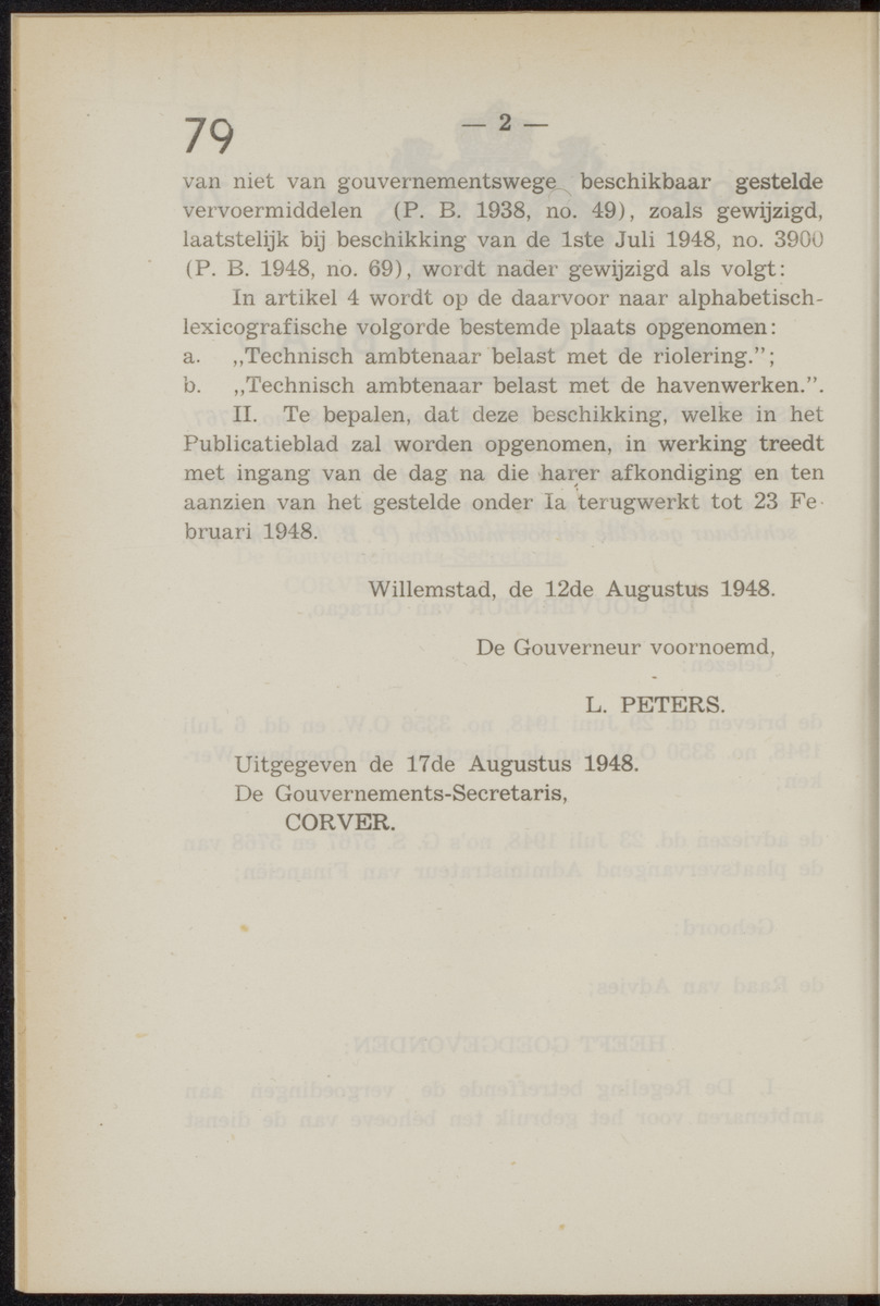 Publicatieblad van Curaçao en onderhoorigheden, behelzende de publicatien, notificatien, reglementen ... voor die bezittingen uitgevaardigd in de jaren .. - 