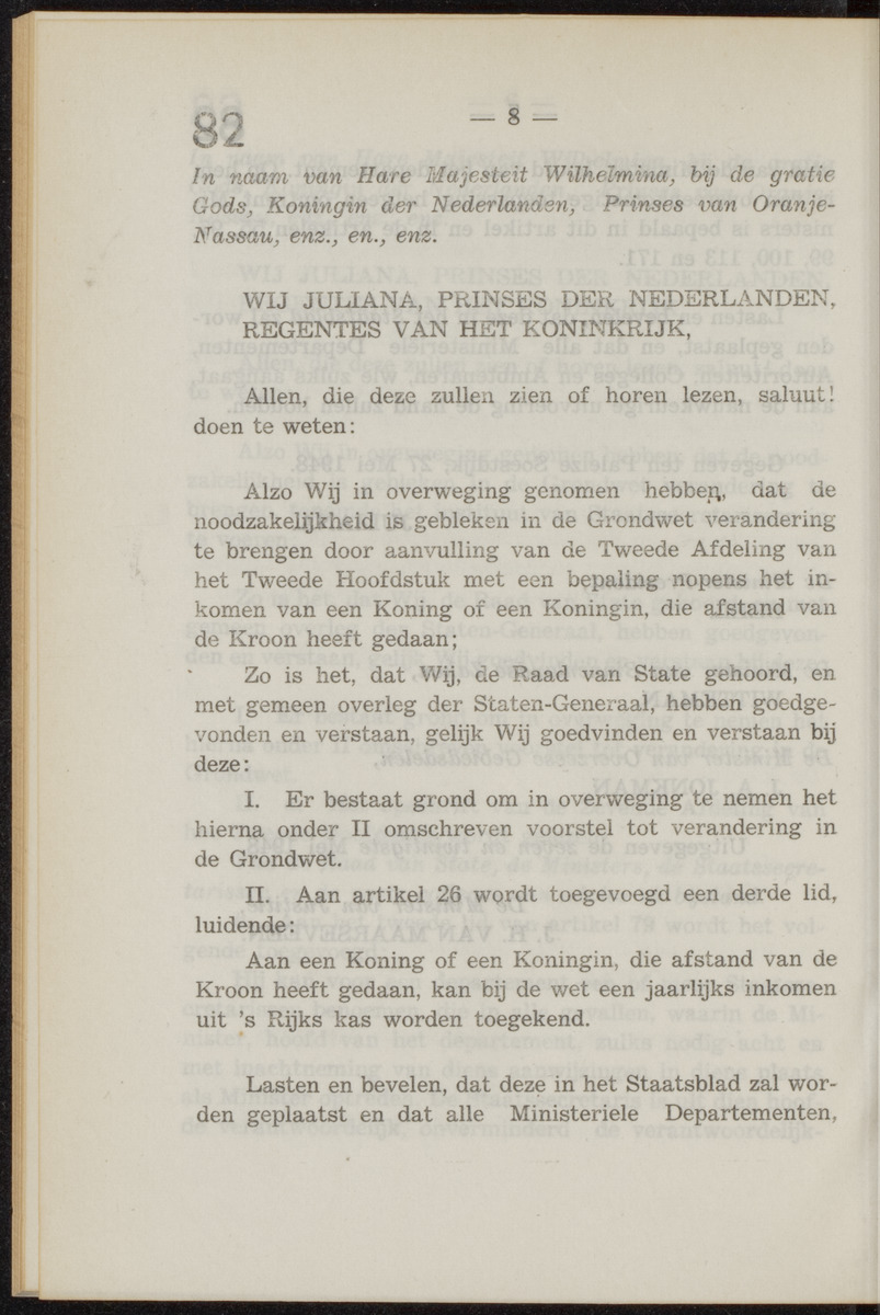 Publicatieblad van Curaçao en onderhoorigheden, behelzende de publicatien, notificatien, reglementen ... voor die bezittingen uitgevaardigd in de jaren .. - 