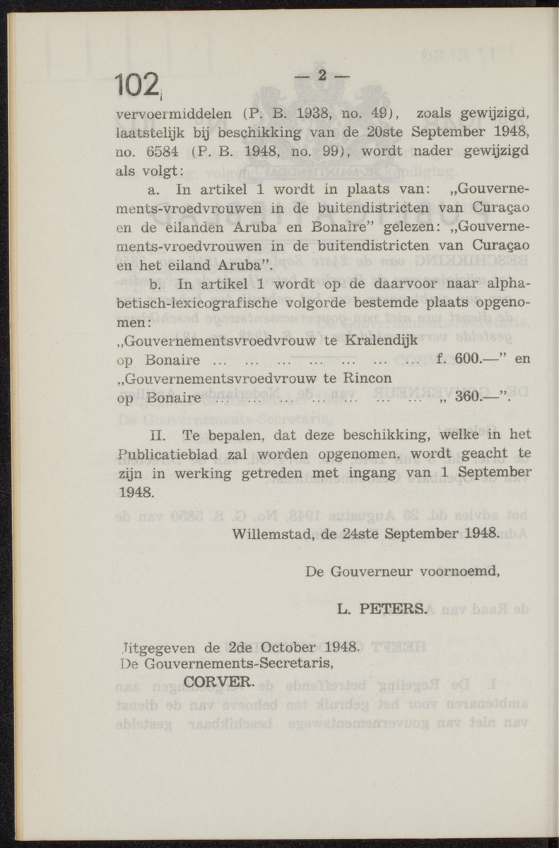 Publicatieblad van Curaçao en onderhoorigheden, behelzende de publicatien, notificatien, reglementen ... voor die bezittingen uitgevaardigd in de jaren .. - 
