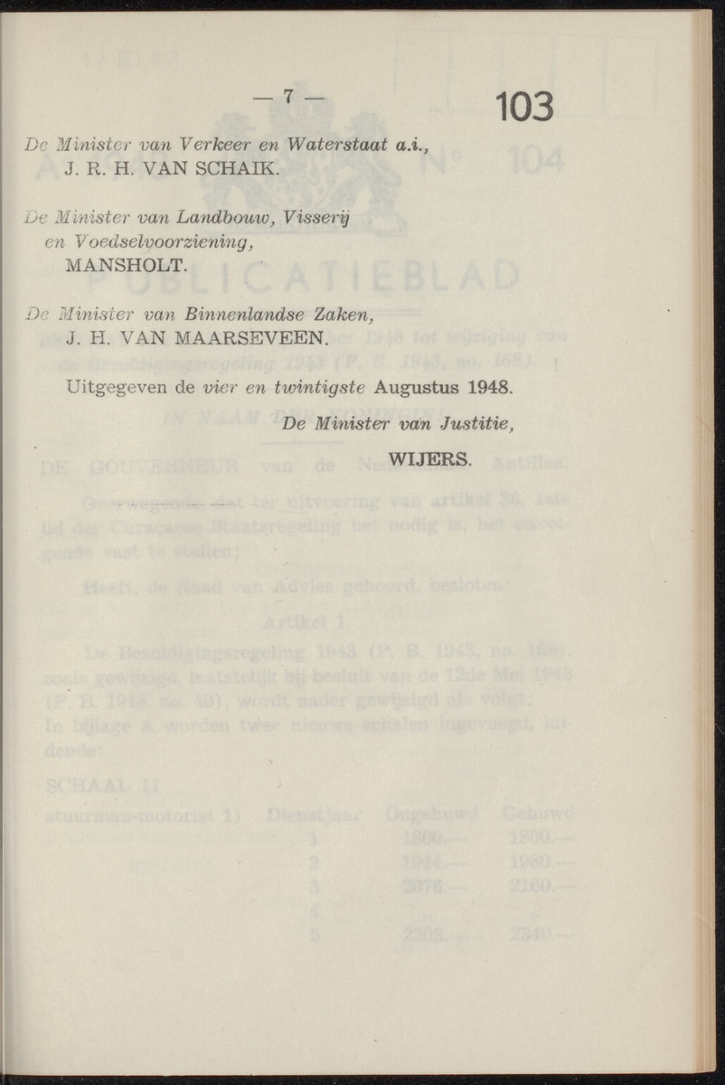 Publicatieblad van Curaçao en onderhoorigheden, behelzende de publicatien, notificatien, reglementen ... voor die bezittingen uitgevaardigd in de jaren .. - 