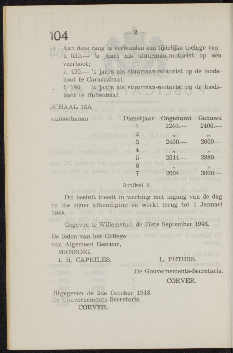 Publicatieblad van Curaçao en onderhoorigheden, behelzende de publicatien, notificatien, reglementen ... voor die bezittingen uitgevaardigd in de jaren .. - 