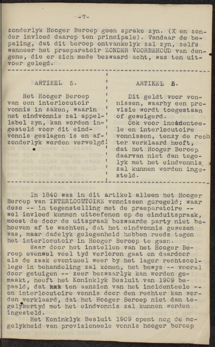 [Regeling van de rechtsmacht van den Hoogen raad der Nederlanden in de koloniën Suriname en Curaçao] - 