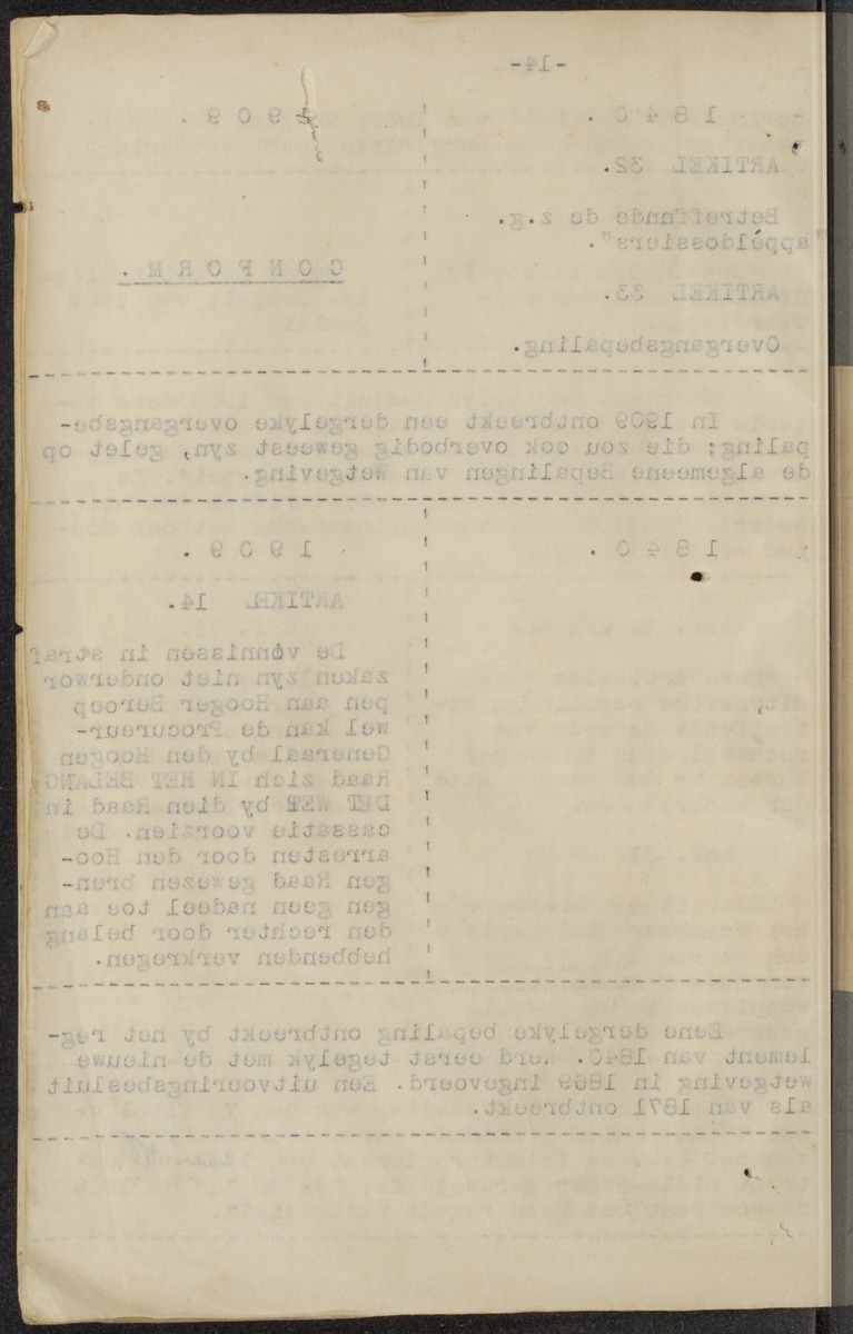 [Regeling van de rechtsmacht van den Hoogen raad der Nederlanden in de koloniën Suriname en Curaçao] - 