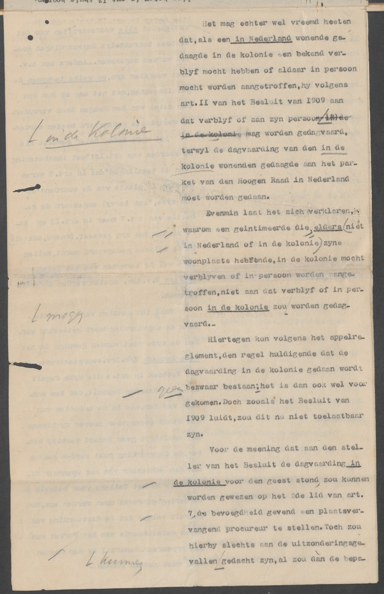 [Regeling van de rechtsmacht van den Hoogen raad der Nederlanden in de koloniën Suriname en Curaçao] - 