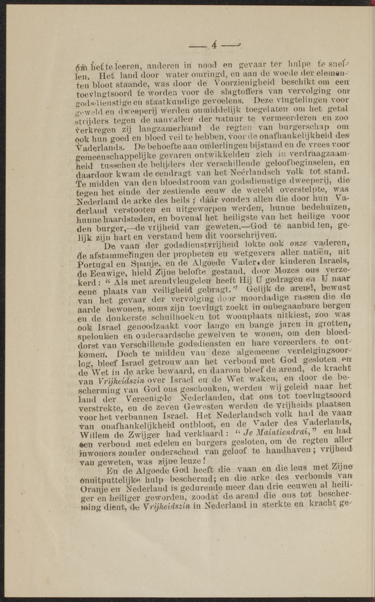Leerrede uitgesproken in de sinagoge der Ned. Port. Israelietische Gemeente op Curaçao, ter gelegenheid van de viering van den 72en verjaardag van Z.M. den Koning - 
