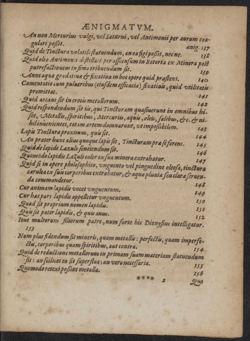 Septimana Philosophica, qua Aenigmata aureola de omni naturae genere a Salomone ... et ... Regina Saba, nec non Hyramo ... in modum Colloquii proponuntur & enodantur - 