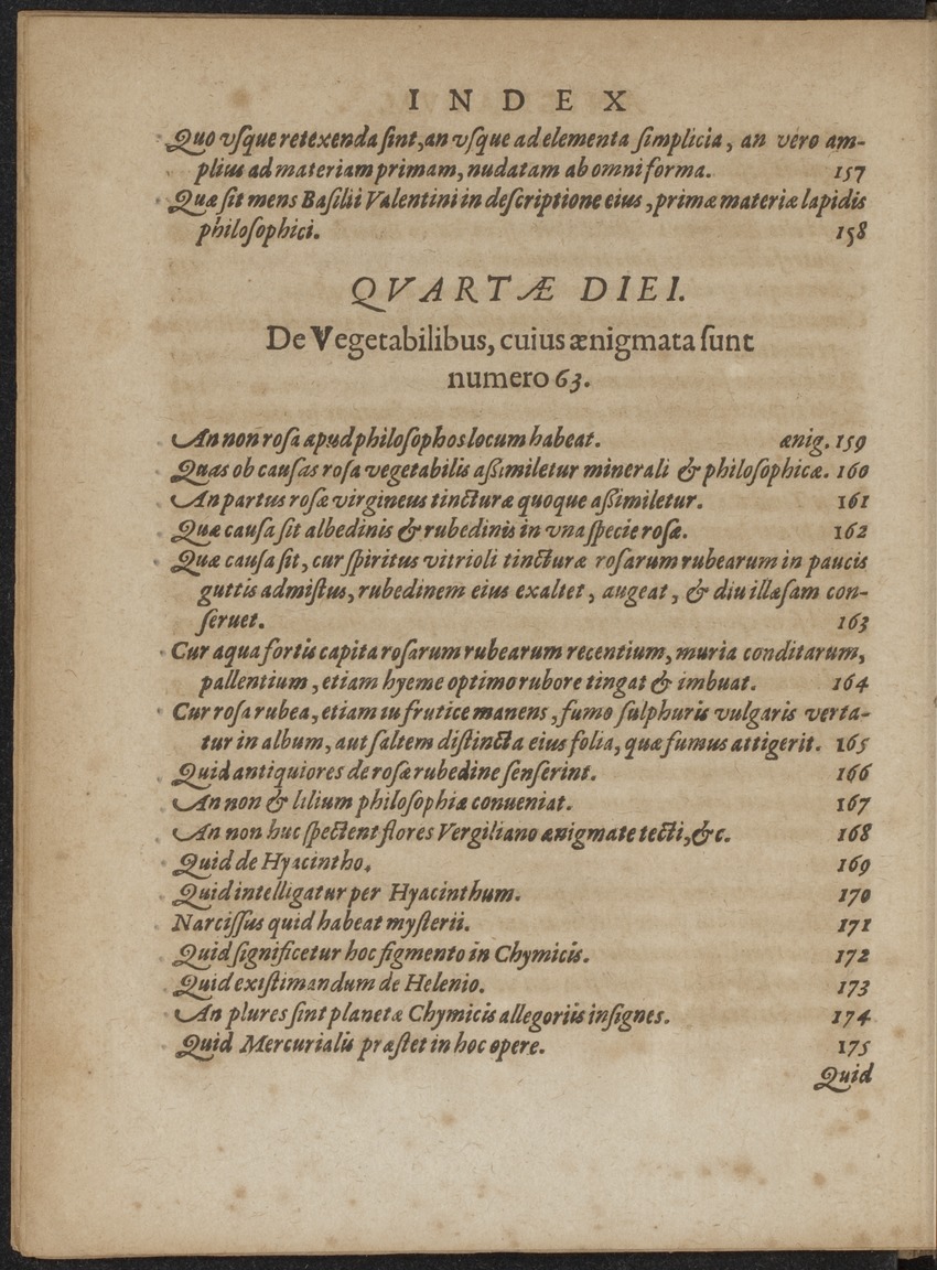 Septimana Philosophica, qua Aenigmata aureola de omni naturae genere a Salomone ... et ... Regina Saba, nec non Hyramo ... in modum Colloquii proponuntur & enodantur - 