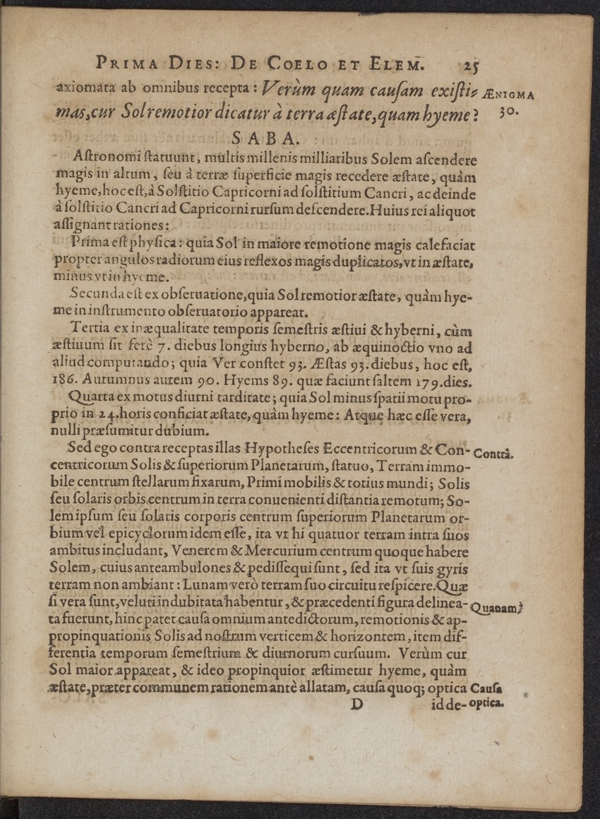 Septimana Philosophica, qua Aenigmata aureola de omni naturae genere a Salomone ... et ... Regina Saba, nec non Hyramo ... in modum Colloquii proponuntur & enodantur - 
