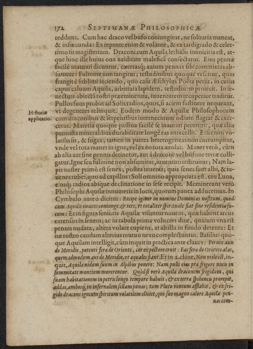 Septimana Philosophica, qua Aenigmata aureola de omni naturae genere a Salomone ... et ... Regina Saba, nec non Hyramo ... in modum Colloquii proponuntur & enodantur - 