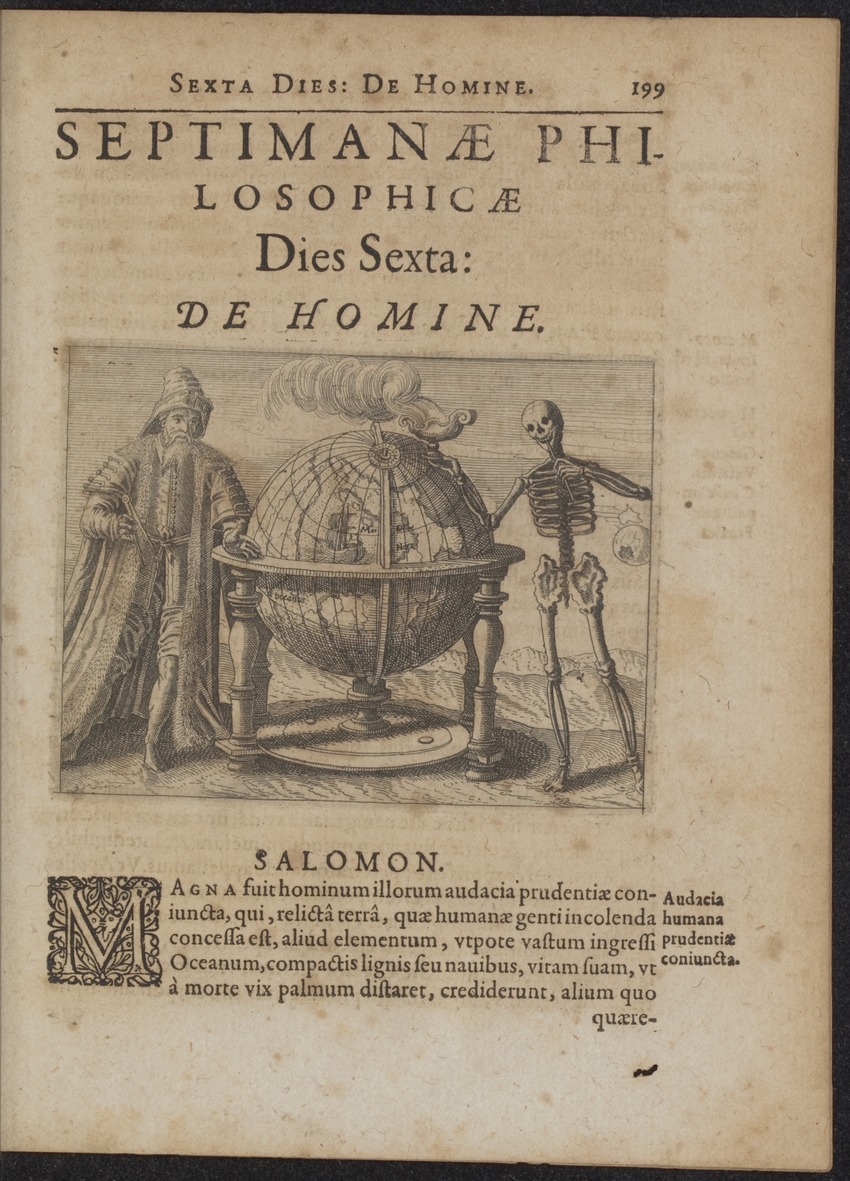Septimana Philosophica, qua Aenigmata aureola de omni naturae genere a Salomone ... et ... Regina Saba, nec non Hyramo ... in modum Colloquii proponuntur & enodantur - 
