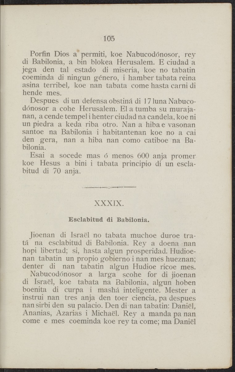 Historia di Testament Bieuw - 