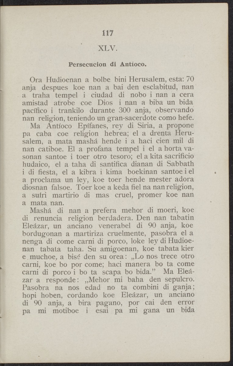 Historia di Testament Bieuw - 