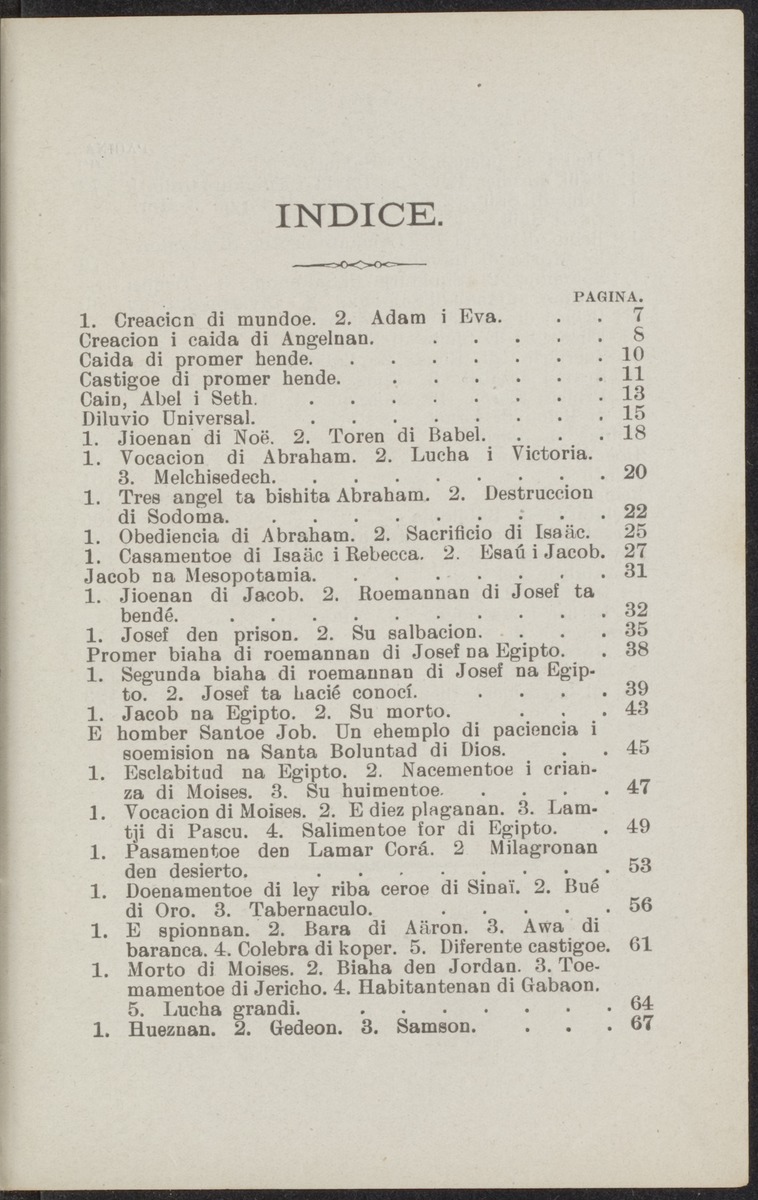 Historia di Testament Bieuw - 
