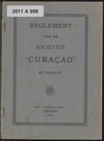 Reglement van de societeit "Curaçao" op Curaçao