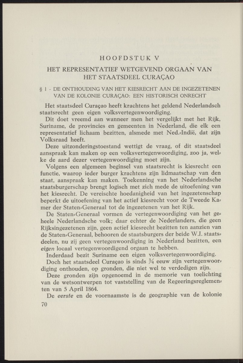 Het wetgevend orgaan van Curaçao - 
