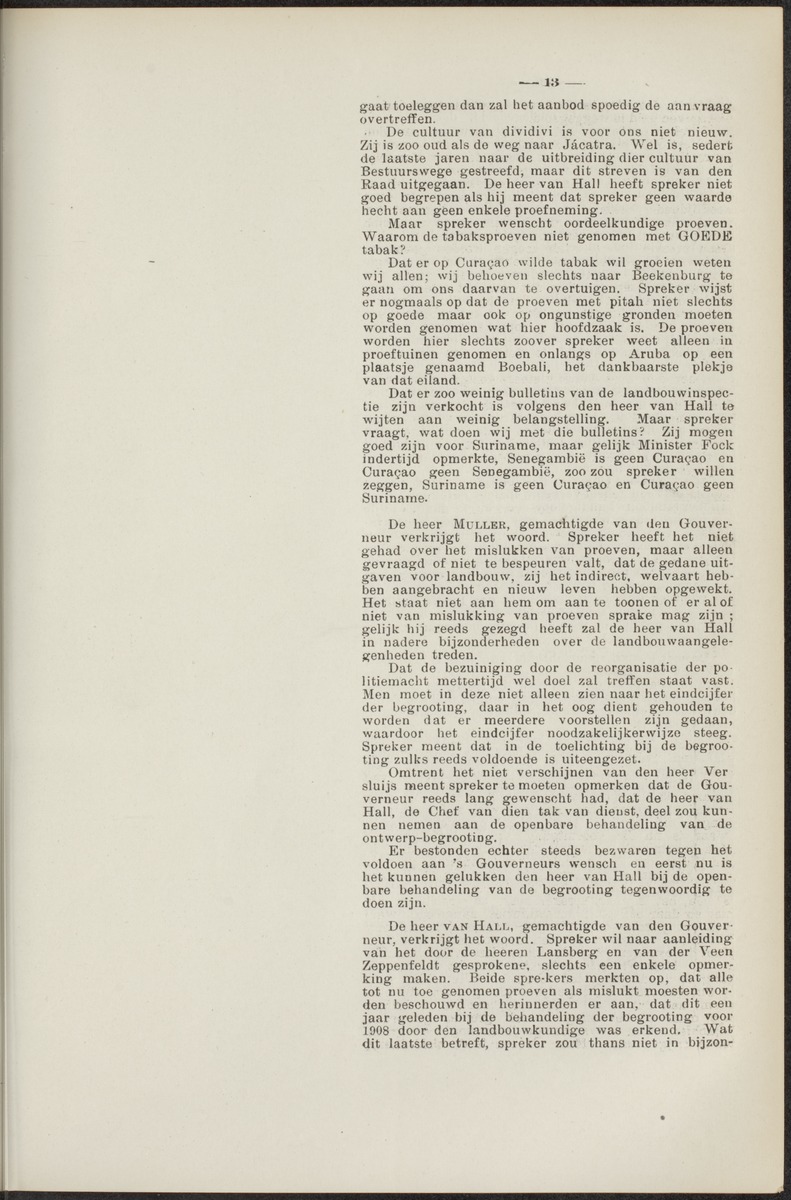 Notulen der zittingen - 