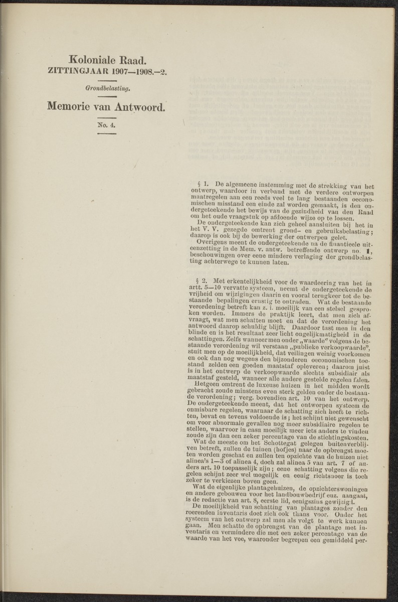 Notulen der zittingen - 