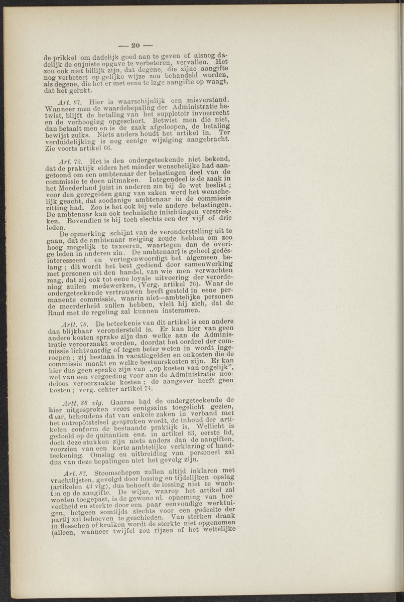 Notulen der zittingen - 