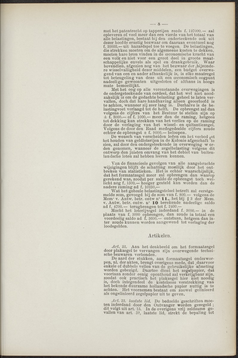 Notulen der zittingen - 