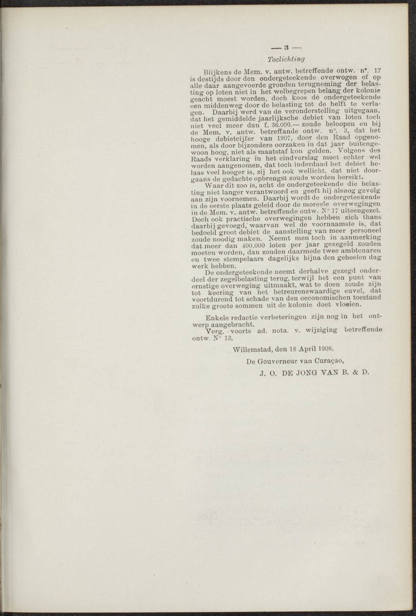 Notulen der zittingen - 