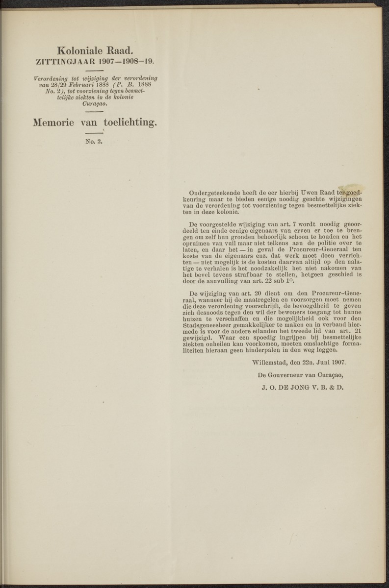 Notulen der zittingen - 