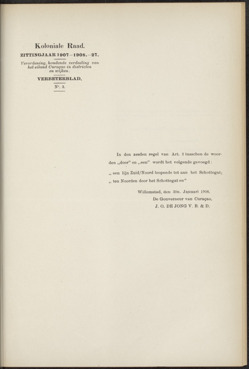 Notulen der zittingen - 