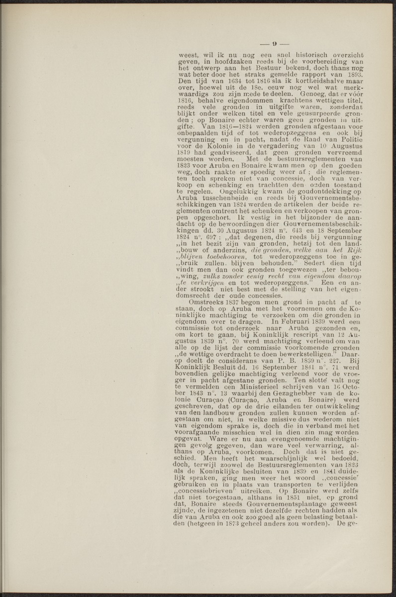 Notulen der zittingen - 