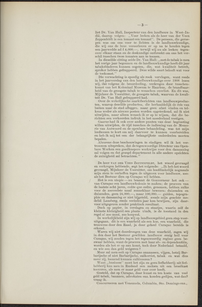 Notulen der zittingen - 