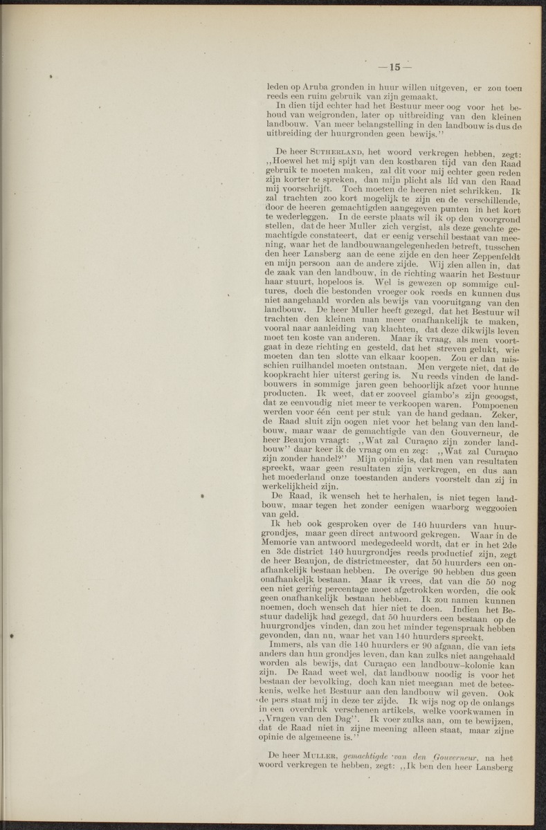 Notulen der zittingen - 