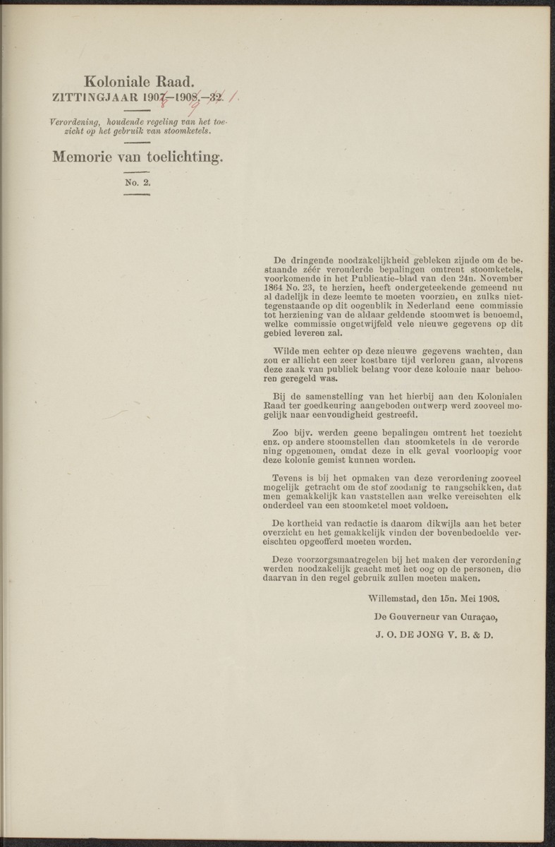 Notulen der zittingen - 